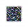 Perles / billes  plastique arc en ciel