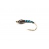 Nymphe bleue tinsel plat noir