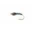 Nymphe bleue tinsel plat noir